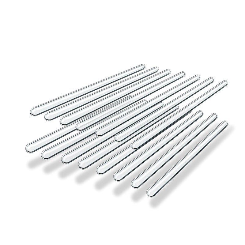 LIFEHIM 15 Pack Glass Stirring Rods: Diameter 0.196 in Length 8 in Glass Stir Sticks, Borosilicate Glass Stirring Rod for Mixing Lab - Image 1